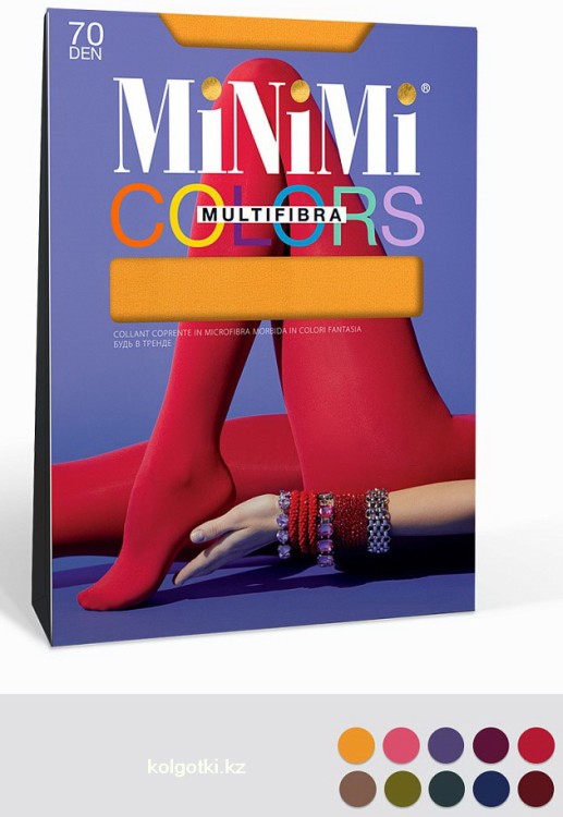 Цветные колготки из микрофибры MULTIFIBRA COLORS 70 3D