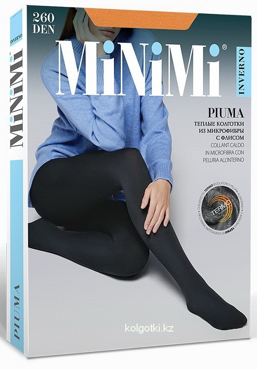 Колготки из микрофибры с флисом 260 ден PIUMA 260