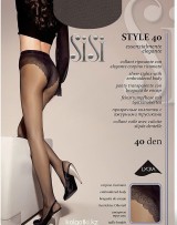 Колготки 40 DEN с ажурными трусиками STYLE 40