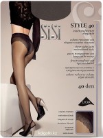 Колготки 40 DEN с ажурными трусиками STYLE 40