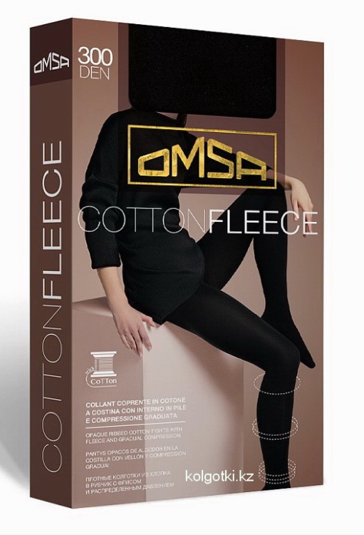 Колготки из хлопка с флисом и термоэффектом COTTON FLEECE 300