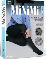 Колготки большого размера 260 den с флисом PIUMA 260 MAXI